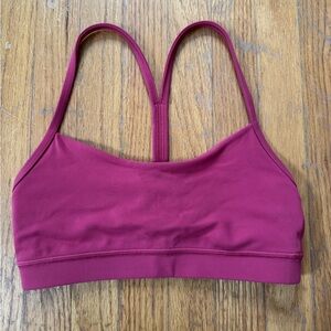 Lululemon Athletica Maroon Sports Bra